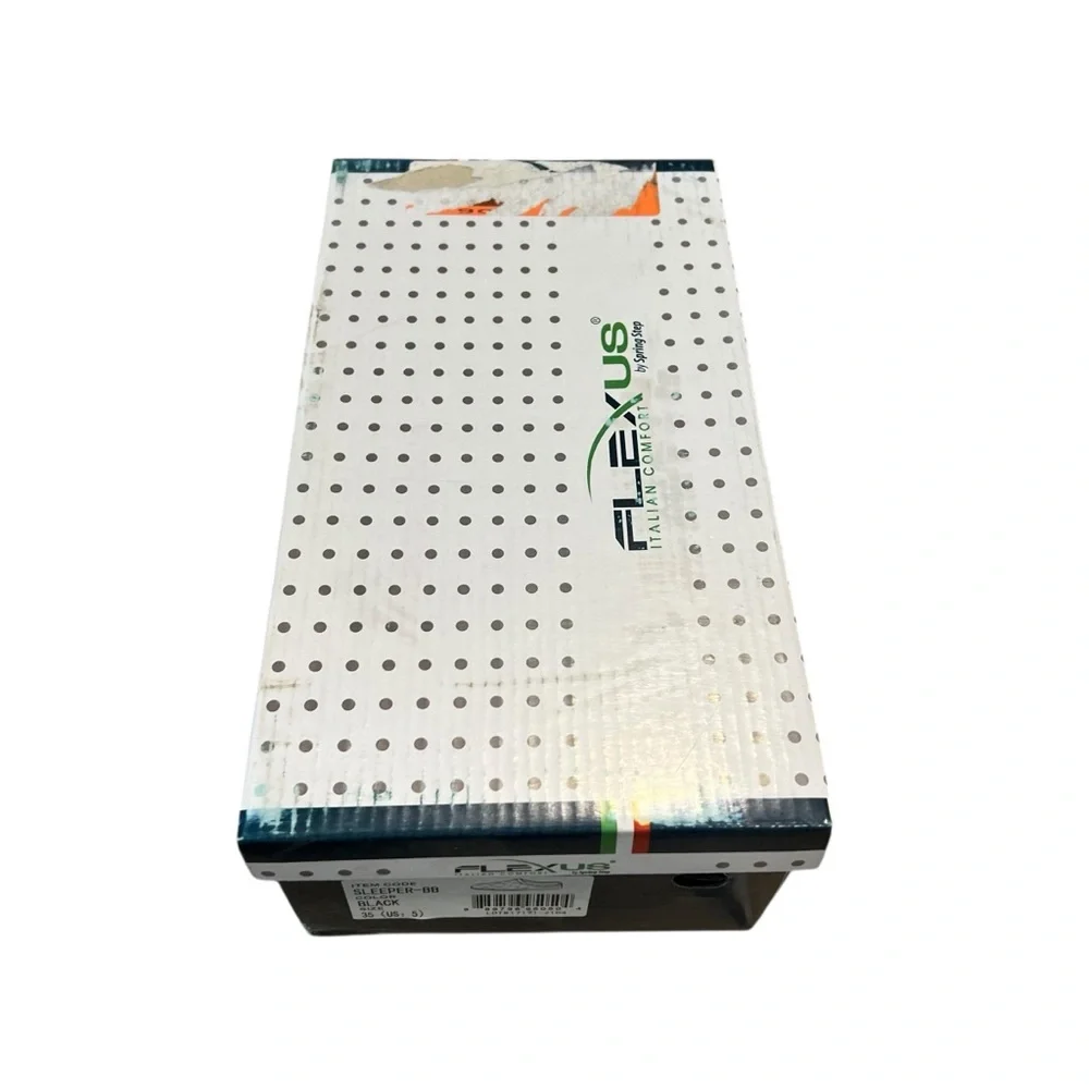 Flexus by Spring Step NEW Sleeper Black Quilted Women’s Slipper SZ 5 - Picture 8 of 8